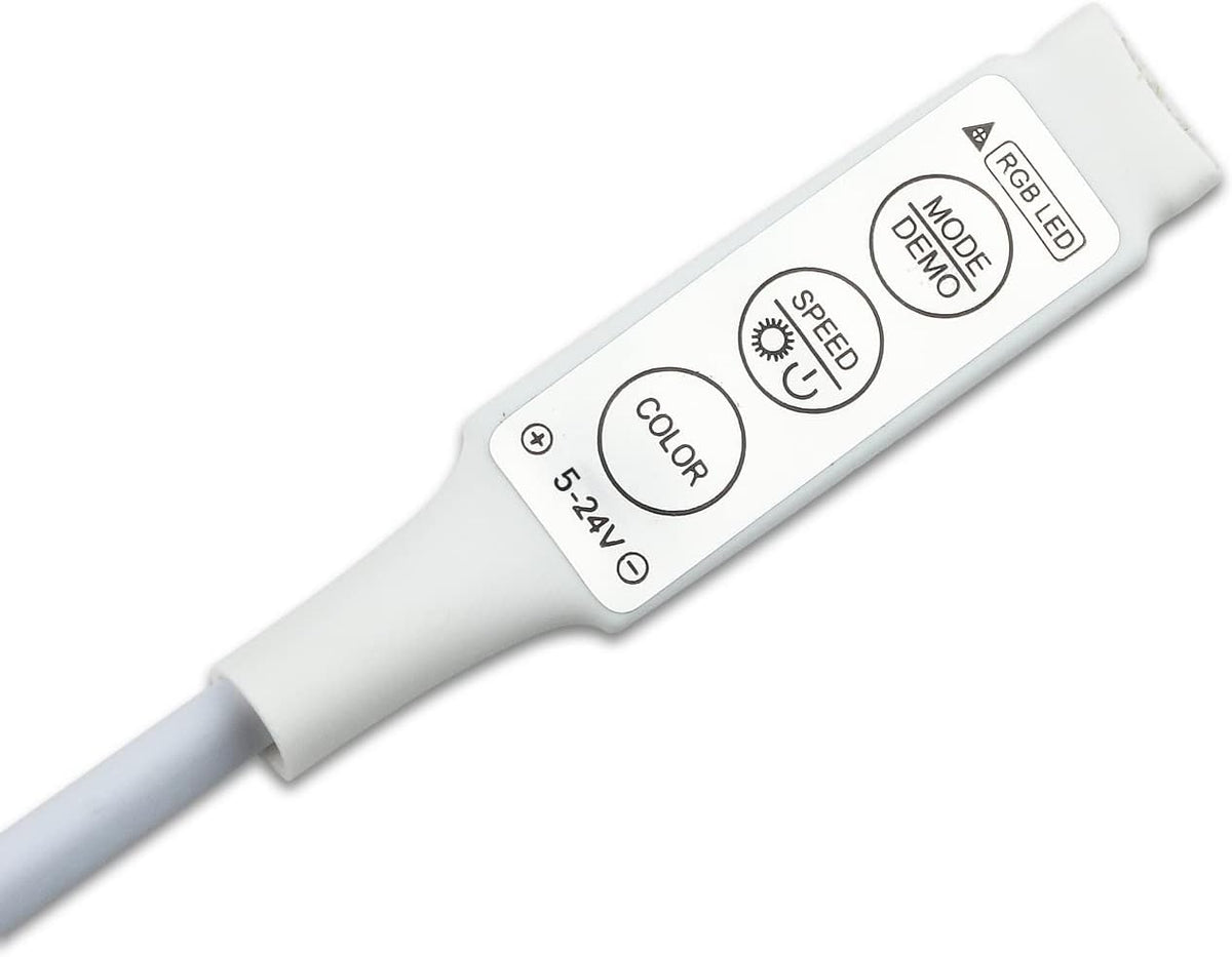 2-Pack Mini 3-Key Controllers for 4-Pin RGB LED Strips — product image 4