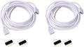 2-Pack 9.9FT RGB LED Extension Cables with 4-Pin Connectors — main image