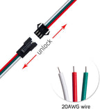 20-Pair JST-SM 3-Pin Male/Female Connectors for Addressable LEDs — product image 4
