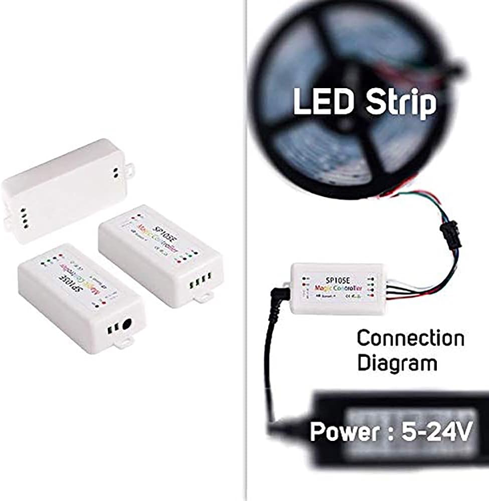SP105E Bluetooth LED Controller for Up to 2,048 Pixels — product image 6