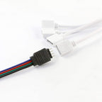 4-Way 4-Pin RGB LED Strip Y-Splitter with 5 Male Plugs — product image 5