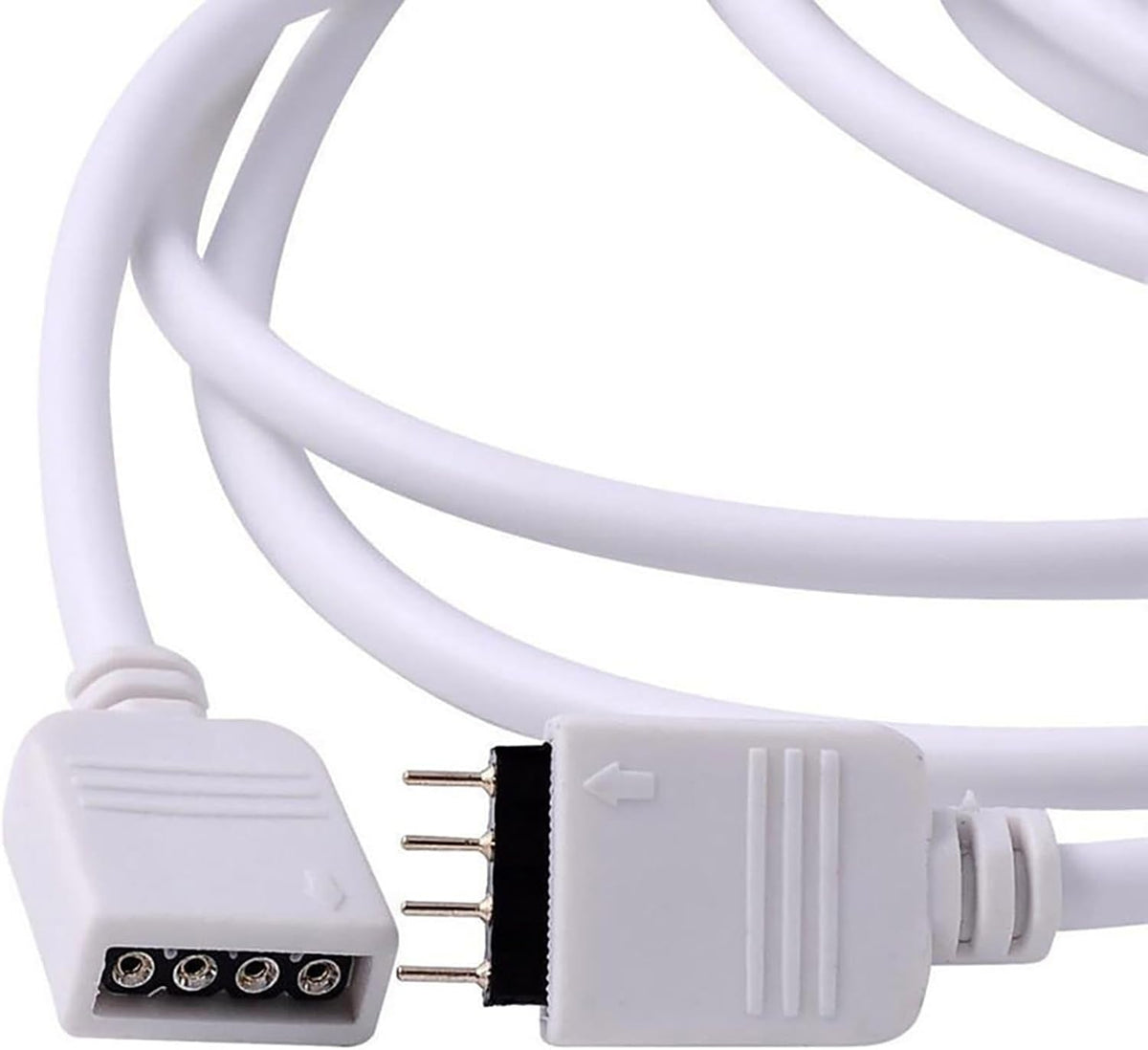2-Pack 9.9FT RGB LED Extension Cables with 4-Pin Connectors — product image 3