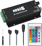 RGB LED Controller with 24-Key IR Remote & Music Sync — main image