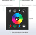 RGBW Wall-Mounted Touch Panel LED Controller for 12–24V Strips — product image 5