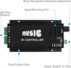 RGB LED Controller with 24-Key IR Remote & Music Sync — product image 2