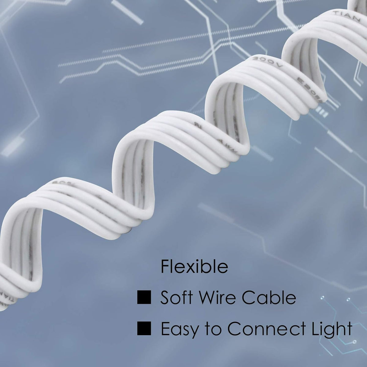 33FT 22AWG 4-Pin RGB LED Strip Extension Wire — product image 5