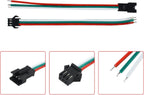 20-Pair JST-SM 3-Pin Male/Female Connectors for Addressable LEDs — product image 6
