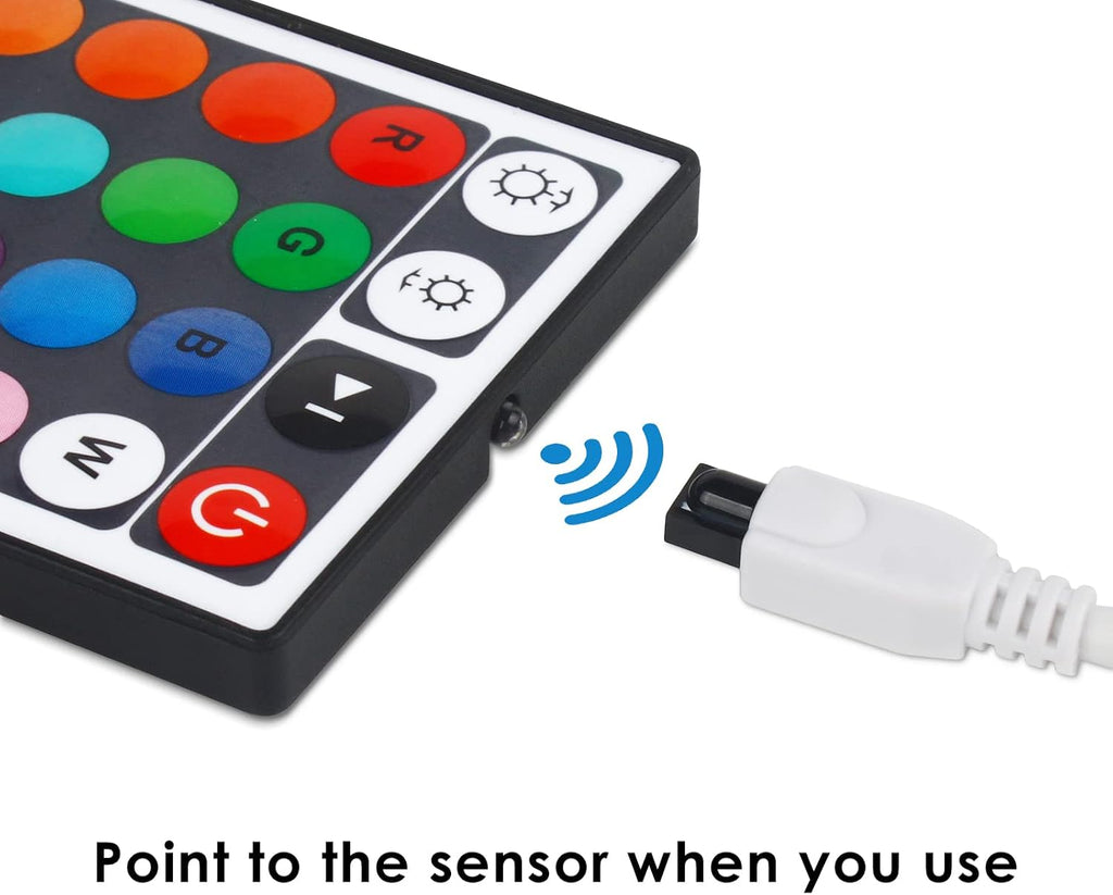 2-Port 4-Pin RGB LED Controller with 44-Key IR Remote — product image 6
