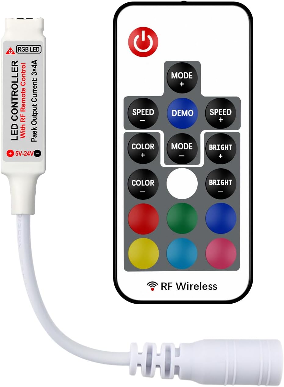 RF Wireless RGB Controller for 4-Pin 5050/3528 LED Strips — main image