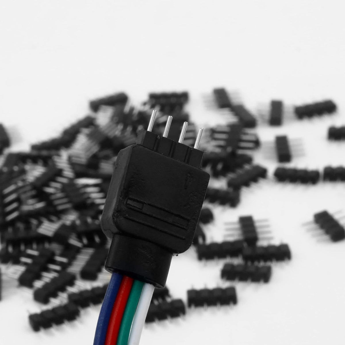 40-Pack 4-Pin Male-to-Male Connectors for RGB LED Strips — product image 2