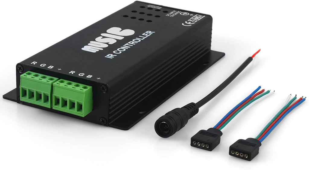 RGB LED Controller with 24-Key IR Remote & Music Sync — product image 8