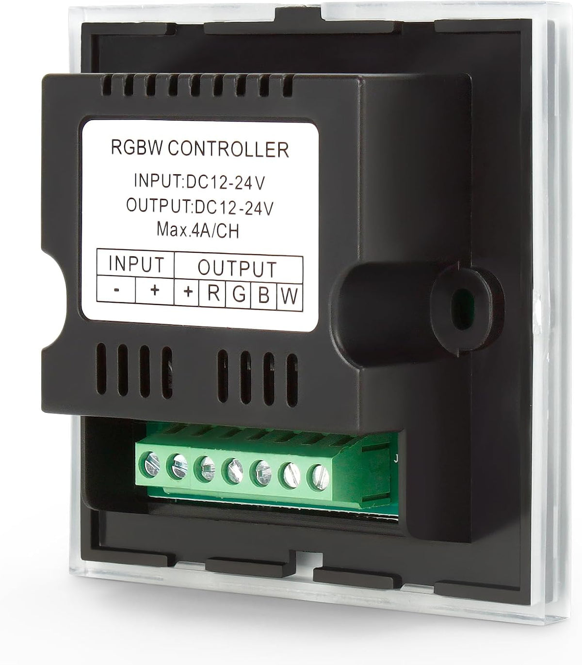 RGBW Wall-Mounted Touch Panel LED Controller for 12–24V Strips — product image 4