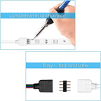 2-Pack 9.9FT RGB LED Extension Cables with 4-Pin Connectors — product image 5