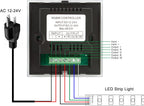 RGBW Wall-Mounted Touch Panel LED Controller for 12–24V Strips — product image 8