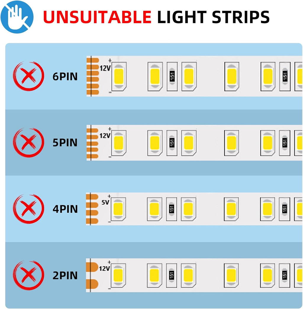 3-Pin RF Controller with 300+ Effects for Addressable LED Strips — product image 7
