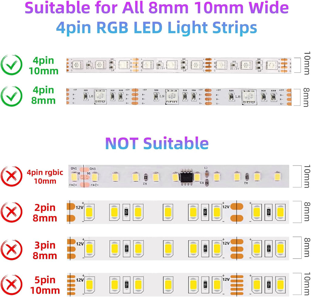 Bluetooth RGB LED Controller with IR Remote, Music Sync & Timer — product image 7