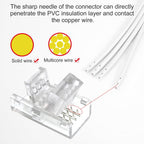 10-Pack 4-Pin 8mm RGB LED Strip-to-Wire Connectors — product image 6