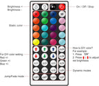 2-Port 4-Pin RGB LED Controller with 44-Key IR Remote — product image 2