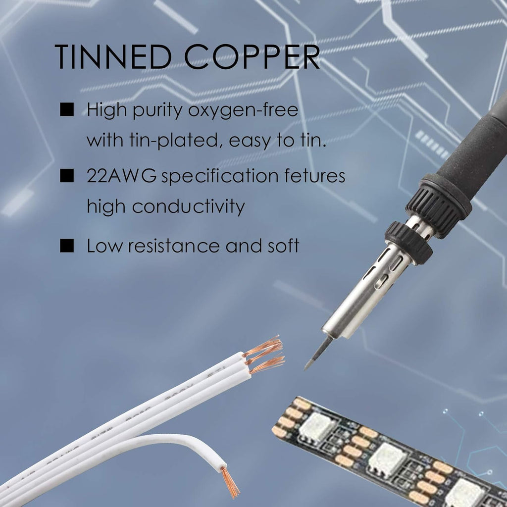33FT 22AWG 4-Pin RGB LED Strip Extension Wire — product image 6