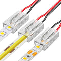 25-Pack 2-Pin 8mm Reusable Strip-to-Wire Connectors — main image