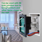 RGBW Wall-Mounted Touch Panel LED Controller for 12–24V Strips — product image 6