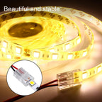 10-Pack 2-Pin 10mm Solderless Connectors for Single-Color LED Strips — product image 7