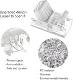 10-Pack 4-Pin 8mm RGB LED Strip-to-Wire Connectors — product image 3