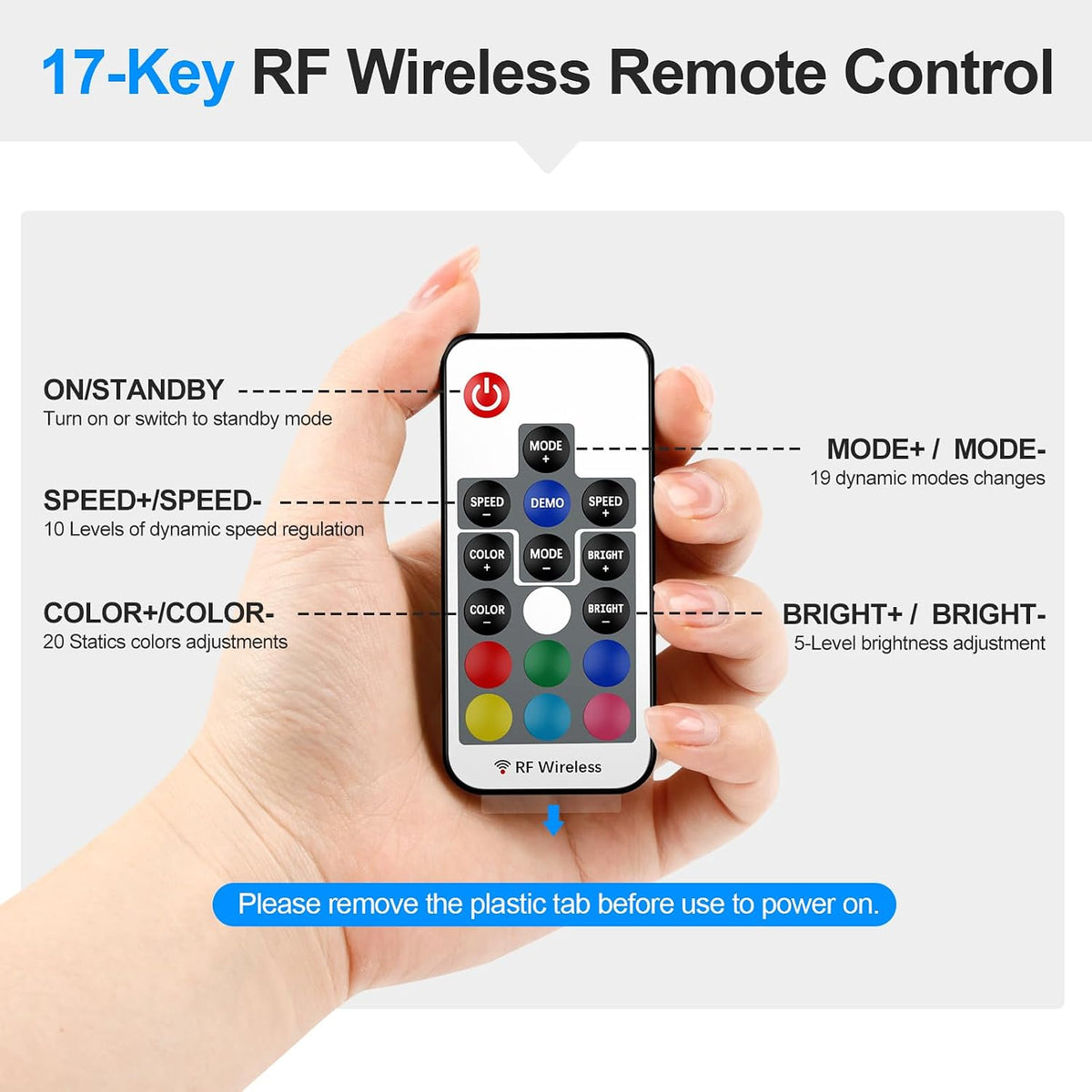 RF Wireless RGB Controller for 4-Pin 5050/3528 LED Strips — product image 5