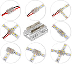 20-Pack 8-in-1 2-Pin 10mm Solderless LED Connectors — product image 5