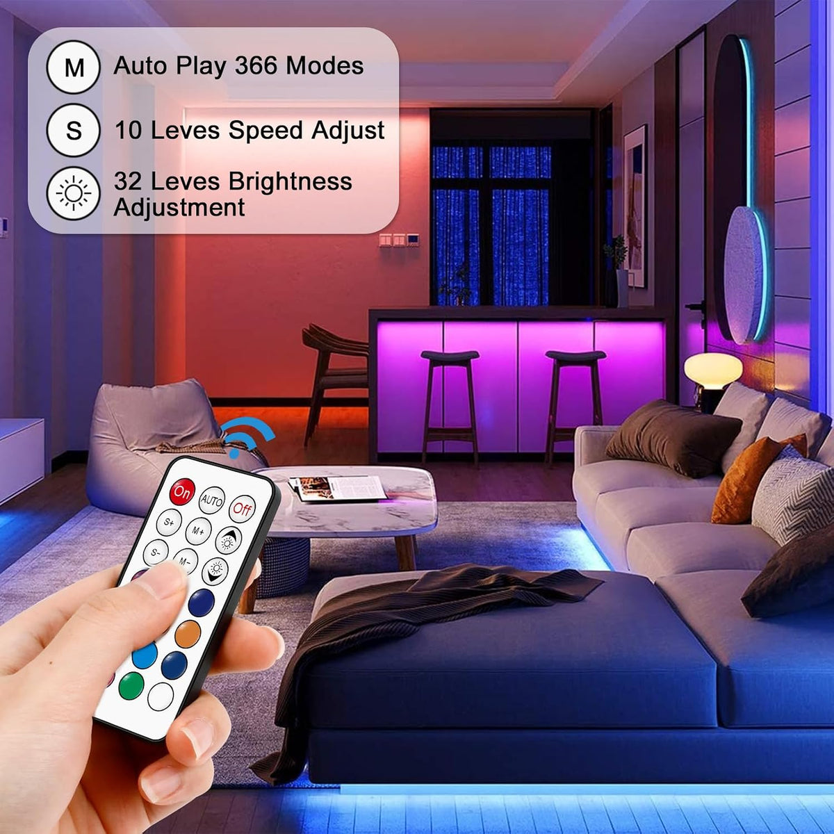 3-Pin RF Controller with 300+ Effects for Addressable LED Strips — product image 6
