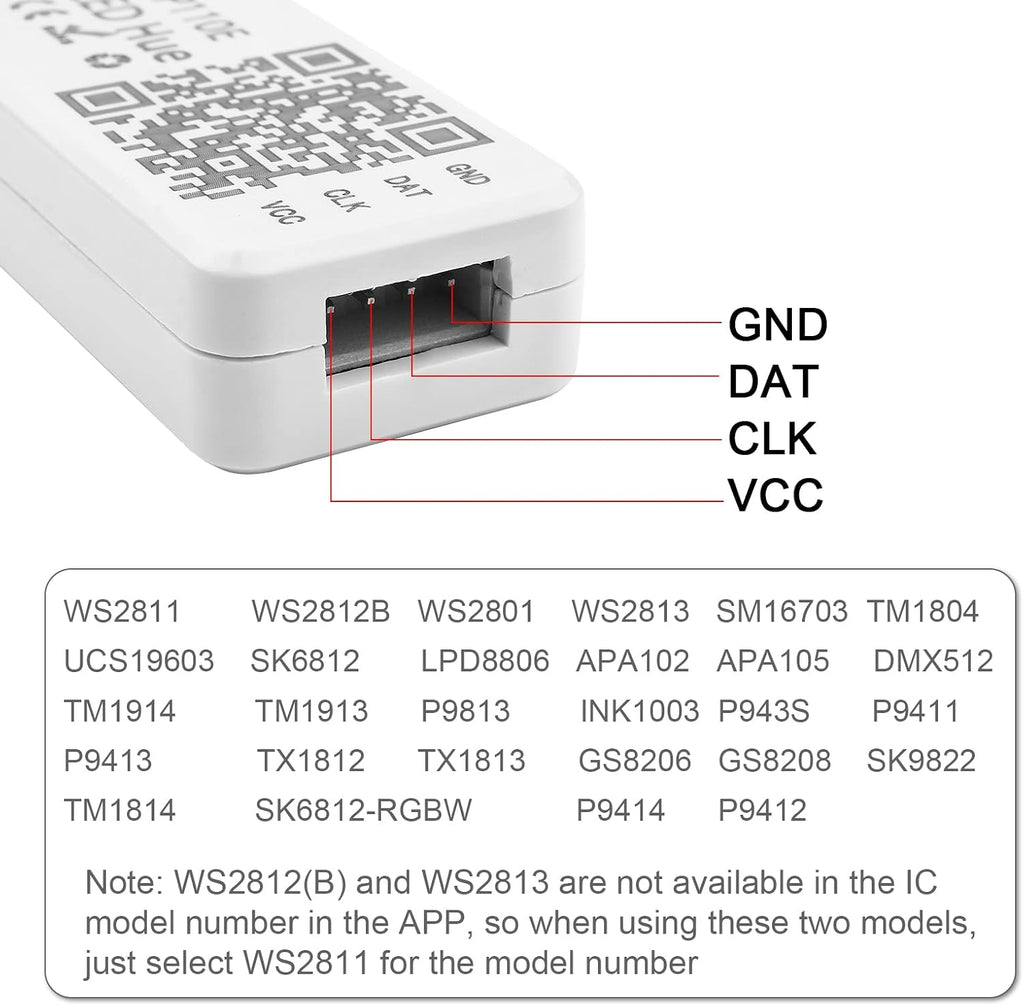 SP110E Bluetooth Pixel LED Controller for RGB/RGBW Strips — product image 4