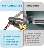 20-Pack 8-in-1 2-Pin 10mm Solderless LED Connectors — product image 6