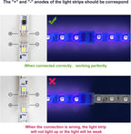 10-Pack 3-Pin 10mm Solderless Connectors for Addressable LED Strips — product image 6