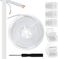 32.8FT 4-Pin RGB Extension Wire & 10mm Connector Kit — main image