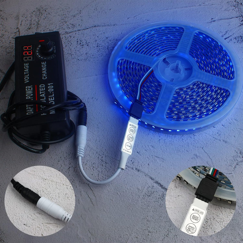 2-Pack Mini 3-Key Controllers for 4-Pin RGB LED Strips — product image 7