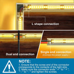 15-Pack 2-Pin 8mm Transparent Strip-to-Wire Connectors — product image 6