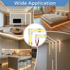 20-Pack 2-Pin 10mm L-Shaped Connectors for COB/SMD LED Strips — product image 7