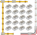 20-Pack 8-in-1 2-Pin 10mm Solderless LED Connectors — main image