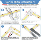 20-Pack 2-Pin 10mm L-Shaped Connectors for COB/SMD LED Strips — product image 5