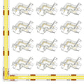 12-Pack 2-Pin 10mm L-Shaped COB LED Corner Connectors