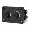 RGBZONE 12V Dual-Gang RV LED Dimmer Switch