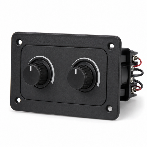 RGBZONE 12V Dual-Gang RV LED Dimmer Switch
