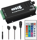 RGBZONE RGB LED Controller with 24-Key IR Remote & Music Sync