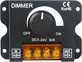 RGBZONE 30A PWM Single-Color LED Strip Dimmer