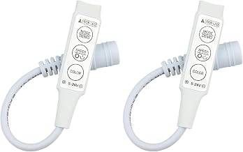 RGBZONE 2-Pack Mini 3-Key RGB LED Controllers