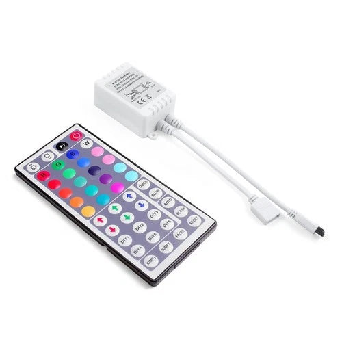 RGBZONE 44Key RGB LED Controller DC12V Dual Panel IR Remote for Strip Party Wedding Home