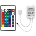 RGBZONE 24Key RGB LED Controller DC12V 12A IR Dimmer for Strip Wedding Party Home