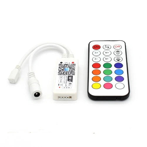 RGBZONE Mini WiFi LED RGB Controller 9-28V 21Key RF Remote 4A/CH Smart Home Light