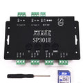RGBZONE SP301E SD Card LED Strip Controller 5-24V 2048 Pixels Programmable WS2812B
