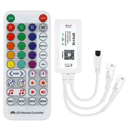 RGBZONE WiFi IR Smart Music RGB LED Controller DC5-24V APP 3pin SP511E Strip Light
